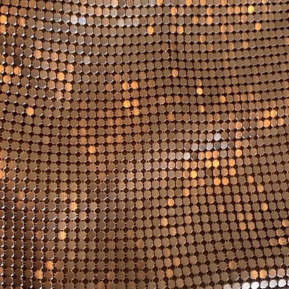 BCBGMAZAZRIA pink fold over sparrkle mesh clutch - Picture 2 of 6